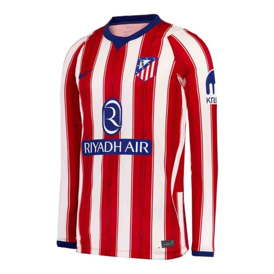 Camiseta de manga larga de local Atlético de Madrid 2026/27 para niño Camiseta de manga larga de local Atlético de Madrid 2026/27 para niño