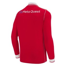 Camiseta de manga larga local 2025/26 del Wrexham AFC para niño