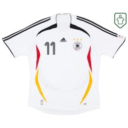 Camiseta retro local Alemania 2005/07 para hombre Klose #11