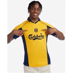 Camiseta retro visitante Liverpool 2000/01 de hombre