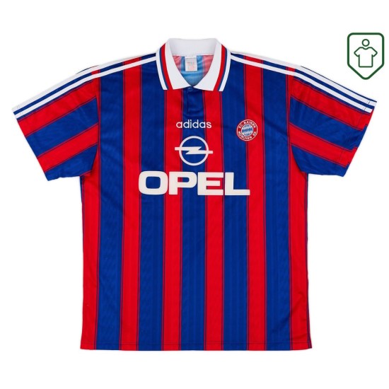Camiseta retro Bayern Múnich 1995/97 local para hombre Klinsmann #18 Camiseta retro Bayern Múnich 1995/97 local para hombre Klinsmann #18