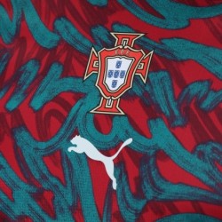 Camiseta de Entrenamiento Prepartido de la Copa Mundial 2026 de Portugal Tercera Equipación Roja para Hombre Camiseta de Entrenamiento Prepartido de la Copa Mundial 2026 de Portugal Tercera Equipación Roja para Hombre