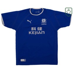 Camiseta retro local hombre Everton 2003/04 Gravesen #16