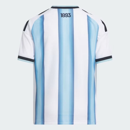 Camiseta oficial de local Argentina 2026 para niño
