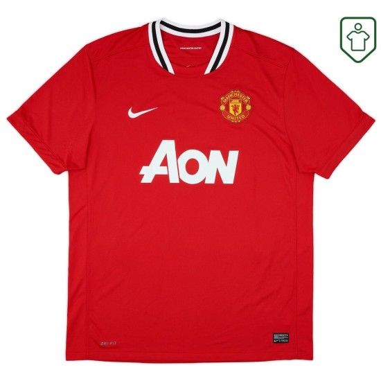 Camiseta retro local hombre Manchester United 2011/12 Berbatov #9 Camiseta retro local hombre Manchester United 2011/12 Berbatov #9