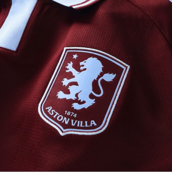 Camiseta Aston Villa 2026/27 Home de Manga Larga para Niño Camiseta Aston Villa 2026/27 Home de Manga Larga para Niño