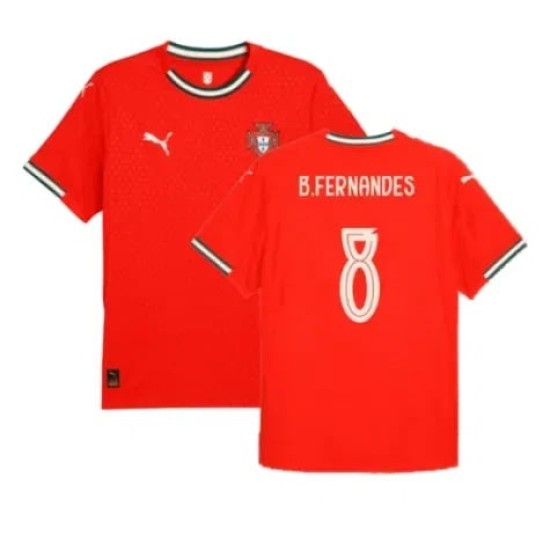 Camiseta de casa B.FERNANDES Portugal 2025/26 para mujeres Camiseta de casa B.FERNANDES Portugal 2025/26 para mujeres