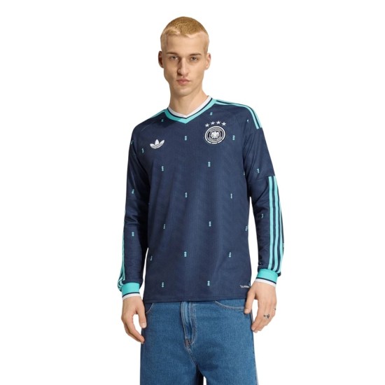 Camiseta Mundial 2026 Visitante Manga Larga Alemania Hombre