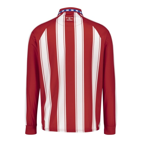 Camiseta Retro de Manga Larga Atlético Madrid 1995 para Niño Camiseta Retro de Manga Larga Atlético Madrid 1995 para Niño