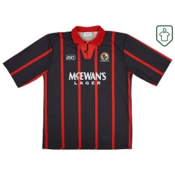Camiseta retro Blackburn Rovers 1994/95 visitante para hombre Shearer #9 Camiseta retro Blackburn Rovers 1994/95 visitante para hombre Shearer #9