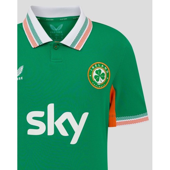 Camiseta Local Equipo Femenino Irlanda Niño 2025 Camiseta Local Equipo Femenino Irlanda Niño 2025