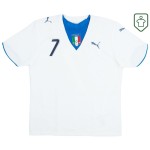 Camiseta retro visitante Italia 2006 para hombre Del Piero #7 Camiseta retro visitante Italia 2006 para hombre Del Piero #7