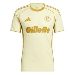 Camiseta infantil New England Revolution 2025 tercera pre partido - amarilla Camiseta infantil New England Revolution 2025 tercera pre partido - amarilla