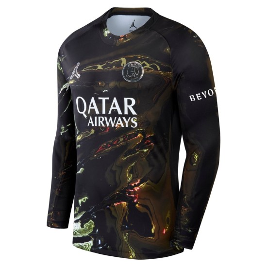 Hombre PSG 2025/26 Camiseta Jordan Night Edition de Manga Larga Hombre PSG 2025/26 Camiseta Jordan Night Edition de Manga Larga