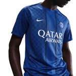 Hombre Camiseta pre-partido tercera PSG 2025/26 - Azul Hombre Camiseta pre-partido tercera PSG 2025/26 - Azul