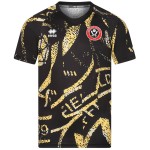 Camiseta de calentamiento tercera de hombre Sheffield United 2025/26 - Negro Camiseta de calentamiento tercera de hombre Sheffield United 2025/26 - Negro
