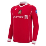 Camiseta de manga larga local 2025/26 del Wrexham AFC para hombre