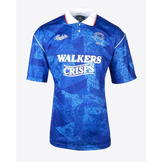Camiseta Retro de Casa Leicester City Infantil 1990