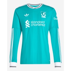 Camiseta Tercera Liverpool 2025/26 Manga Larga Niño