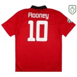 Camiseta retro local Champions League hombre Manchester United 2013/14 Rooney #10