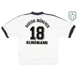 Camiseta retro Bayern Múnich 1996/98 visitante para hombre Klinsmann #18 Camiseta retro Bayern Múnich 1996/98 visitante para hombre Klinsmann #18