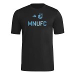 Camiseta infantil Minnesota United FC 2025 tercera Hook AEROREADY - negra Camiseta infantil Minnesota United FC 2025 tercera Hook AEROREADY - negra