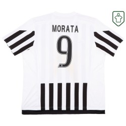 Camiseta retro Juventus 2015/16 local para hombre Morata #9