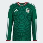Camiseta oficial de local México 2026 de manga larga para niño Camiseta oficial de local México 2026 de manga larga para niño