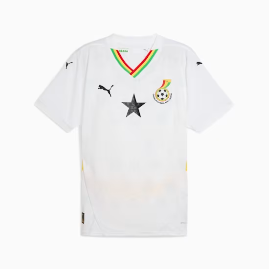 Camiseta local Ghana 2025 hombre Camiseta local Ghana 2025 hombre