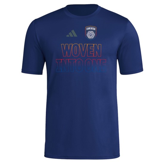 Camiseta Hombre San Diego FC 2025 Tercera Hook AEROREADY Azul Marino