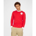 Camiseta retro local manga larga Liverpool 1963/68 de hombre