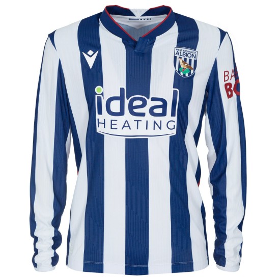 Camiseta de manga larga de la 1.ª equipación del West Bromwich Albion 2026/27 para hombre Camiseta de manga larga de la 1.ª equipación del West Bromwich Albion 2026/27 para hombre