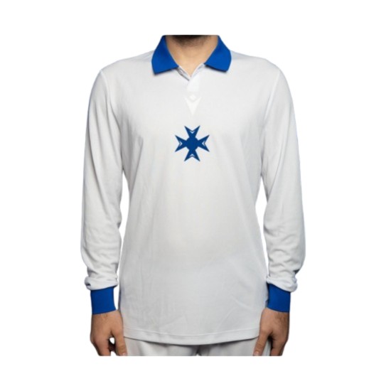 Hombre AJ Auxerre 2025/26 Camiseta Heritage de Manga Larga 120.º Aniversario