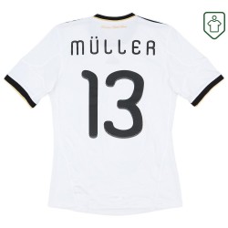 Camiseta retro local Alemania 2010/11 para hombre Müller #13