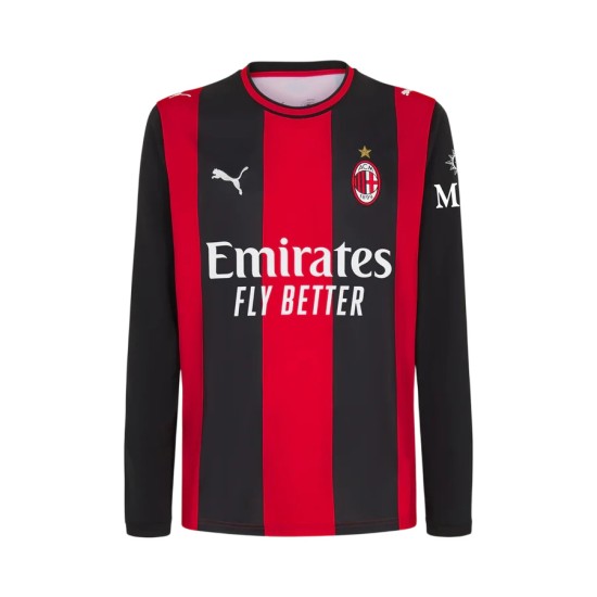 Camiseta de manga larga de local Milan 2026/27 para hombre