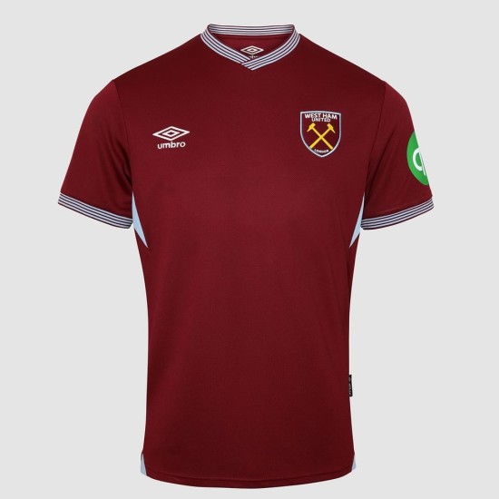 Camiseta de Local West Ham United Niño Sin Publicidad 2025/26 Camiseta de Local West Ham United Niño Sin Publicidad 2025/26