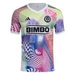 Camiseta de Pre-partido Tercera 2025 de Philadelphia Union para Hombre - Blanca Camiseta de Pre-partido Tercera 2025 de Philadelphia Union para Hombre - Blanca