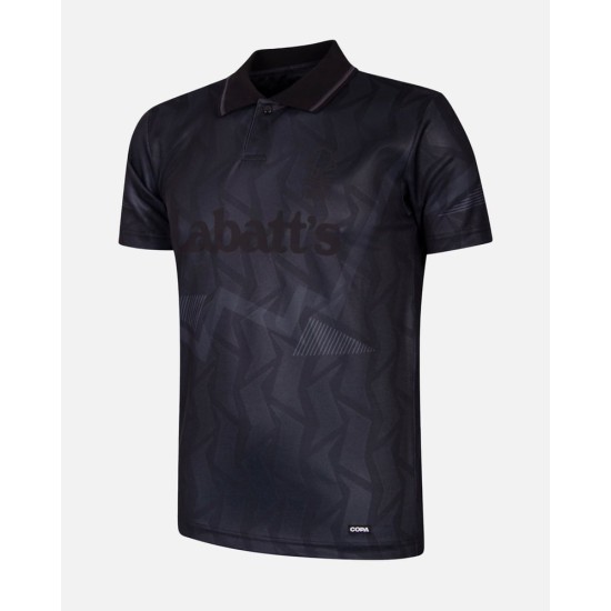 Camiseta Retro negra del Nottingham Forest 1992/93 para hombre