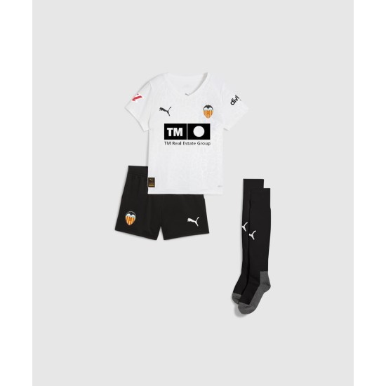Kit de local del Valencia CF 2025/26 para niño Kit de local del Valencia CF 2025/26 para niño