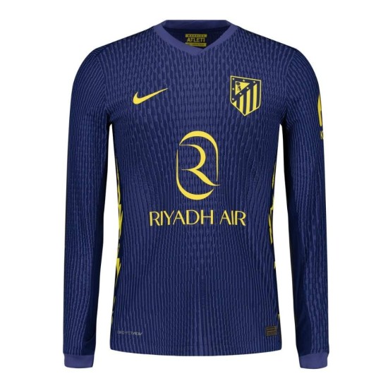 Camiseta de hombre Atlético de Madrid 2025/26 visitante manga larga Camiseta de hombre Atlético de Madrid 2025/26 visitante manga larga
