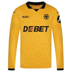 Camiseta de Manga Larga Local 2025/26 Wolverhampton Wanderers Hombre