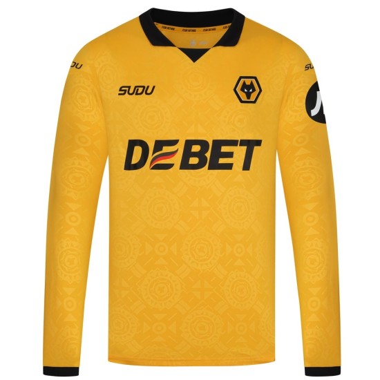 Camiseta de Manga Larga Local 2025/26 Wolverhampton Wanderers Mujer Camiseta de Manga Larga Local 2025/26 Wolverhampton Wanderers Mujer