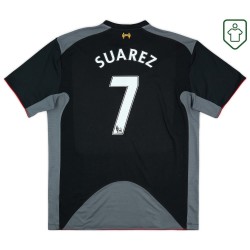Camiseta retro visitante hombre Liverpool 2012/13 Suarez #7