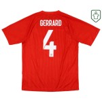 Camiseta retro visitante Inglaterra 2014/15 para hombre Gerrard #4 Camiseta retro visitante Inglaterra 2014/15 para hombre Gerrard #4