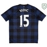 Camiseta retro visitante hombre Manchester United 2013/14 Vidic #15 Camiseta retro visitante hombre Manchester United 2013/14 Vidic #15