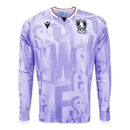 Camiseta de manga larga visitante 2025/26 del Sheffield Wednesday para hombre
