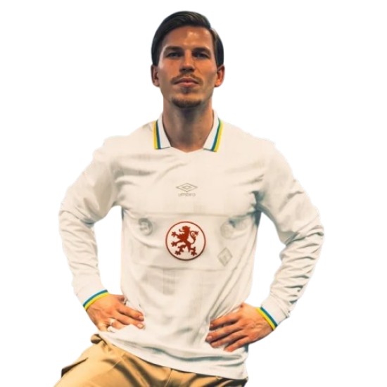 Camiseta especial de manga larga 130.º aniversario Eintracht Braunschweig 2025/26 para niño Camiseta especial de manga larga 130.º aniversario Eintracht Braunschweig 2025/26 para niño