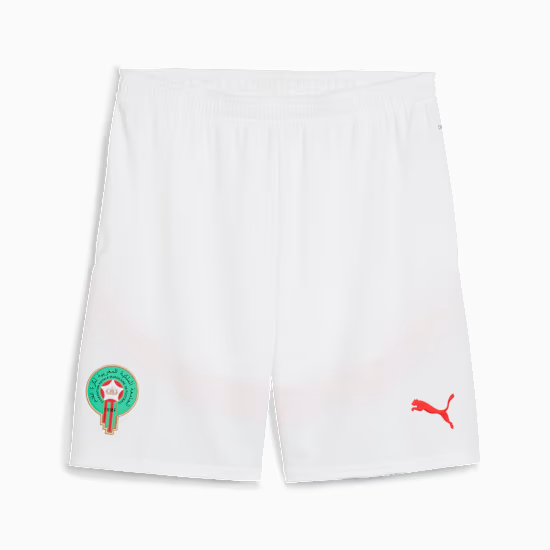 Terceros pantalones cortos Marruecos 2025 niño - blanco Terceros pantalones cortos Marruecos 2025 niño - blanco