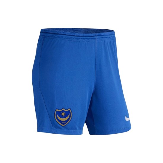 Pantalón corto infantil Portsmouth 2026/27 primera equipación - azul