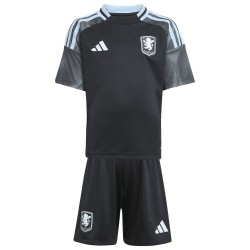 Kit de visitante Aston Villa 2025/26 para niño